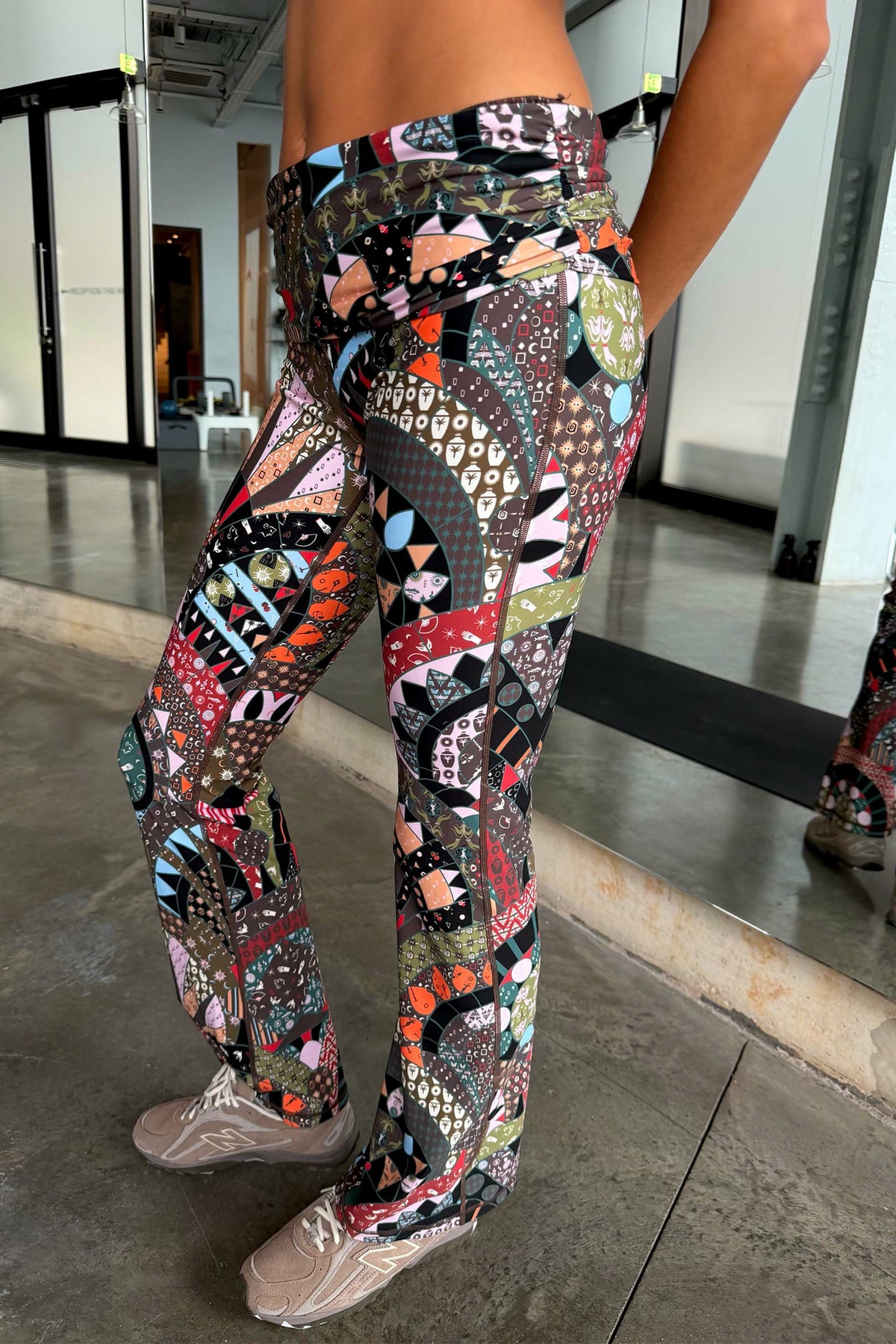 Mosaic Wide Leg Legging | Never Fully Dressed Smart Buy