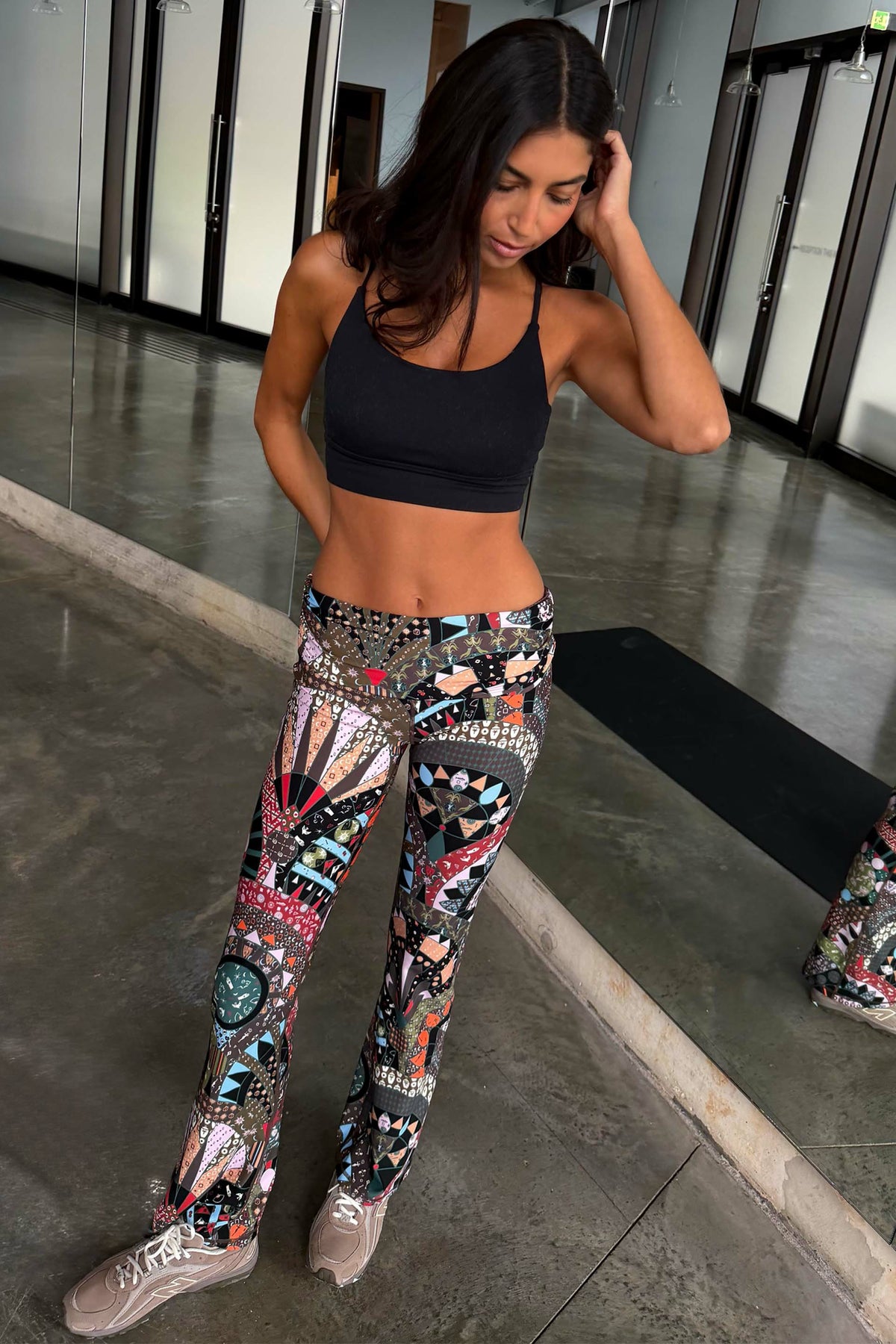 Mosaic Wide Leg Legging | Never Fully Dressed Smart Buy