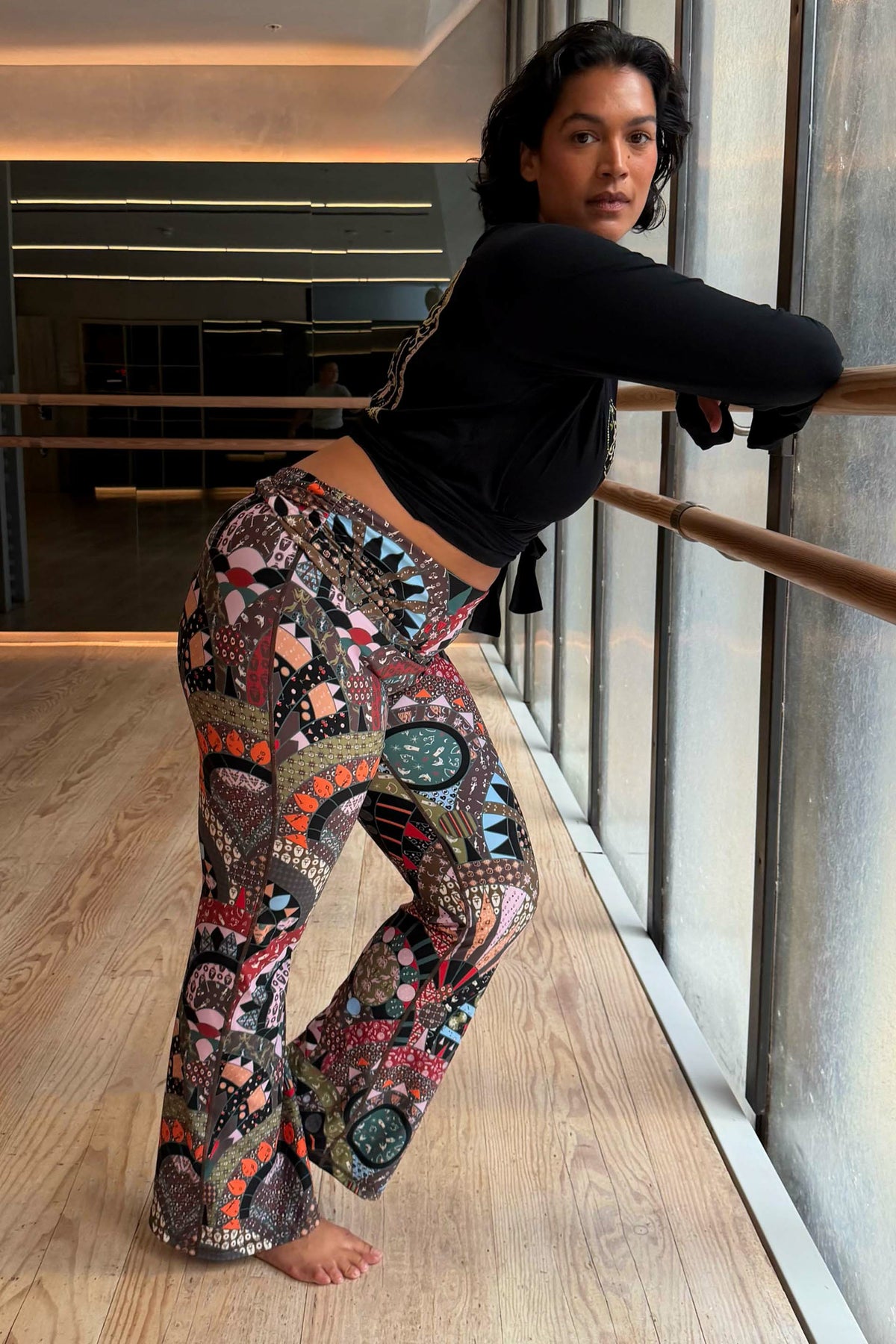 Mosaic Wide Leg Legging | Never Fully Dressed Smart Buy