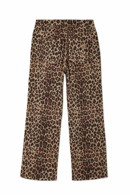 Leopard Lucia Scallop Detail Jeans | Never Fully Dressed Quality