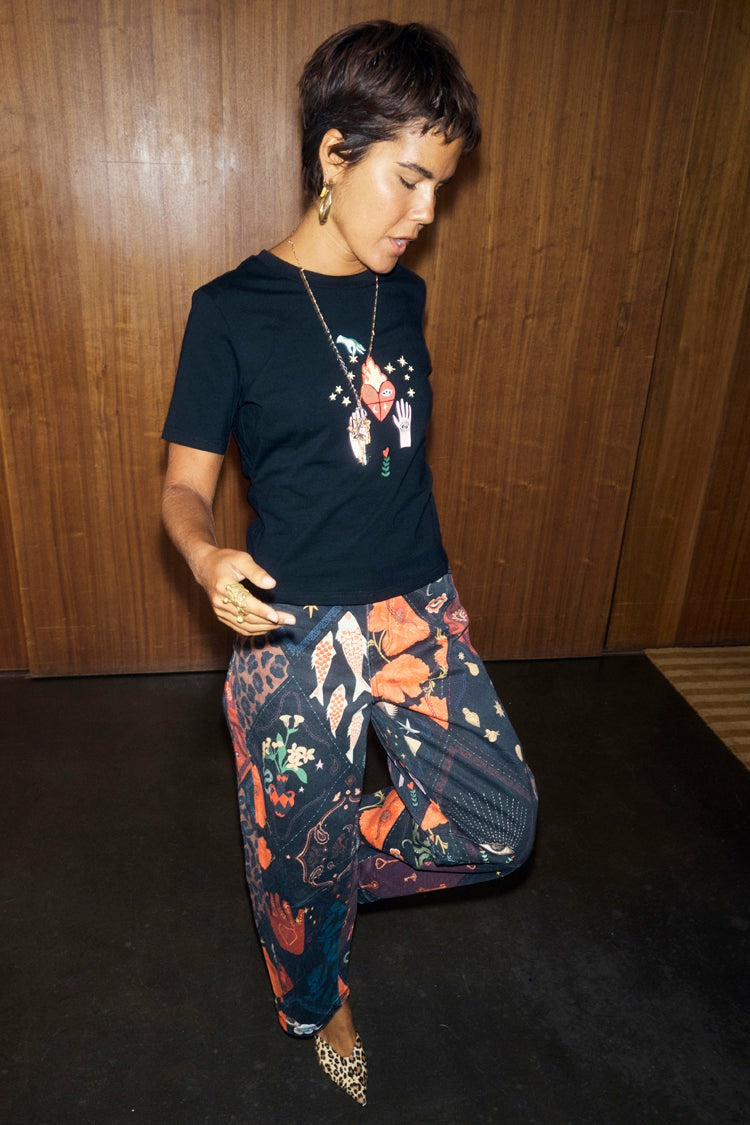 Night Garden Barrel Jeans | Never Fully Dressed Latest