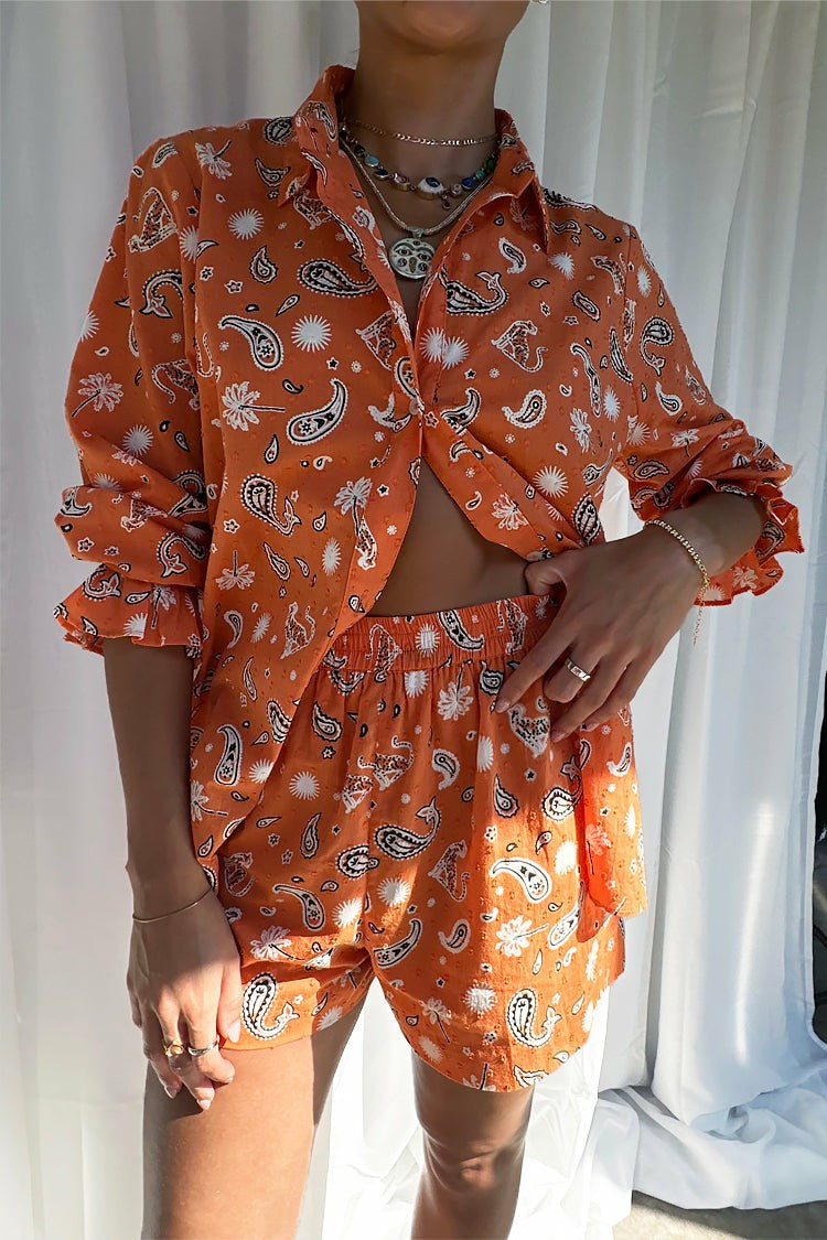Orange Leopard Elissa Short | Never Fully Dressed Essential