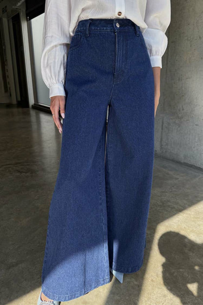 Blue Denim Pallazzo Jan Jean | Never Fully Dressed Exclusive