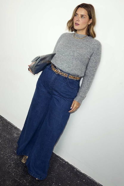 Blue Denim Pallazzo Jan Jean | Never Fully Dressed Exclusive