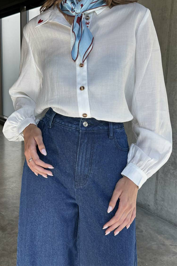 Blue Denim Pallazzo Jan Jean | Never Fully Dressed Exclusive