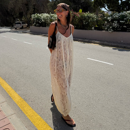 Cream Lace Balloon Jumpsuit | Never Fully Dressed Great Value