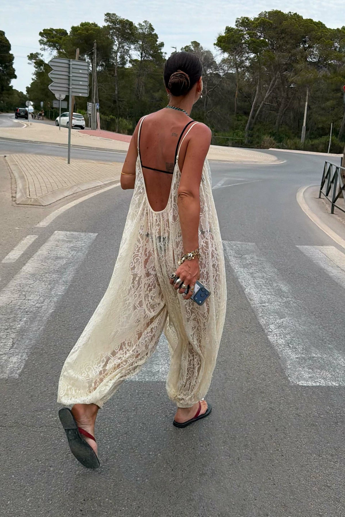 Cream Lace Balloon Jumpsuit | Never Fully Dressed Great Value