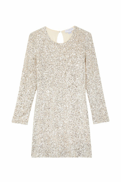 Silver Sequin Mini Soho Dress | Never Fully Dressed Quality