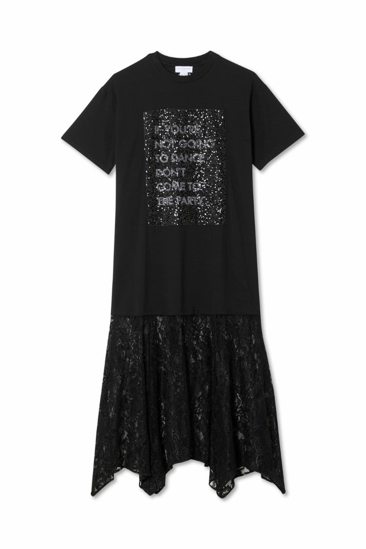 Dance Sequin Cara T Shirt Dress | Never Fully Dressed Signature