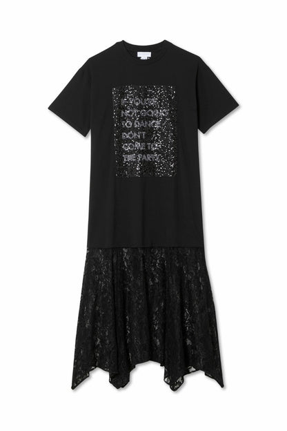 Dance Sequin Cara T Shirt Dress | Never Fully Dressed Signature
