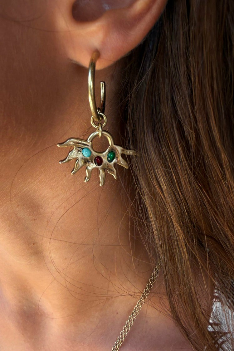 Deloris Sun Hoop Earrings - Limited Edition - Never Fully Dressed | Never Fully Dressed New