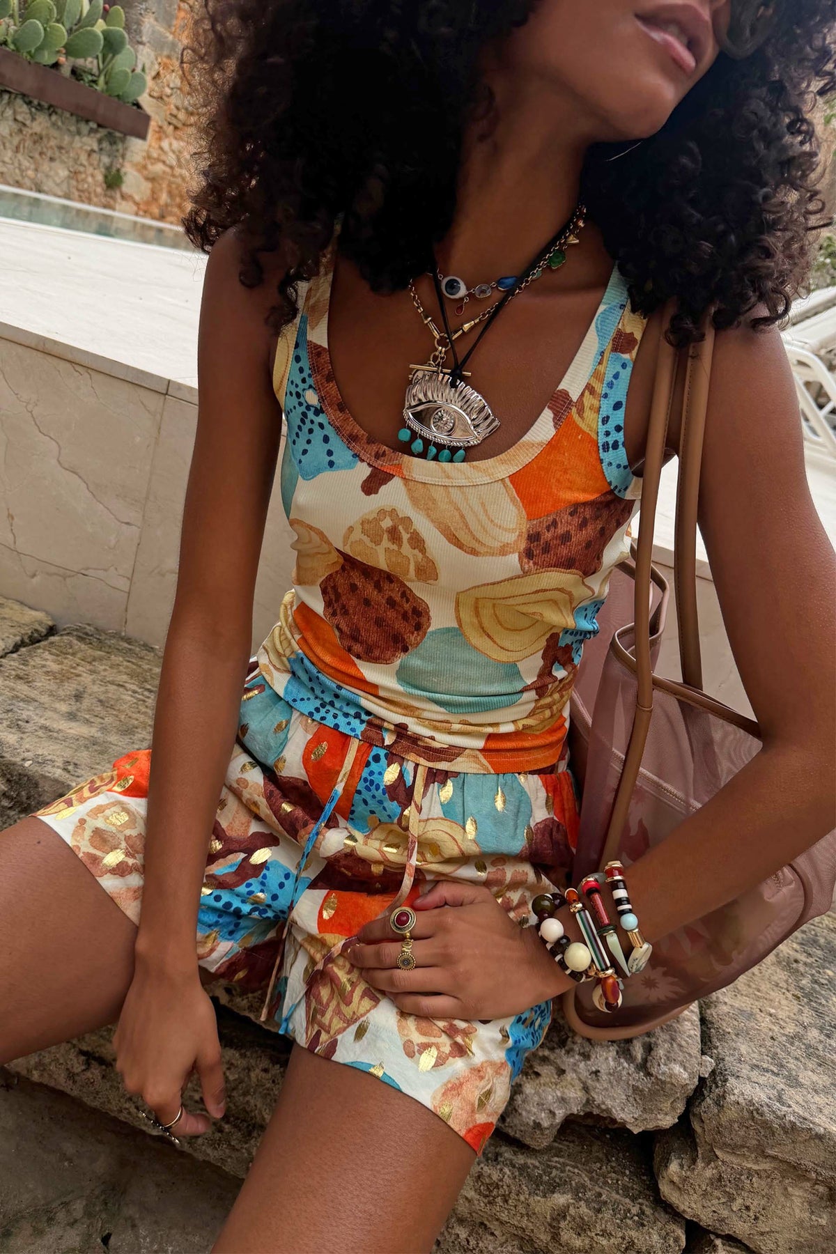 Deloris Eye Necklace - Limited Edition - Lucy Aylen x Never Fully Dressed | Never Fully Dressed Best Price