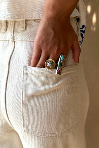 Deloris Silver Circle Ring - Limited Edition - Never Fully Dressed | Never Fully Dressed Trusted