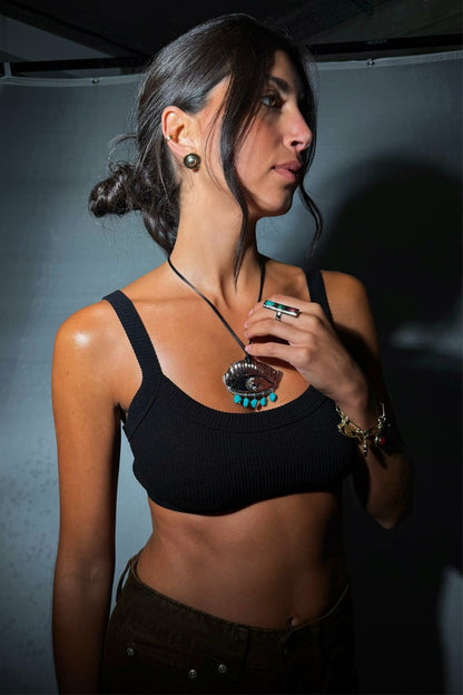Deloris Silver Circle Earrings - Limited Edition - Never Fully Dressed | Never Fully Dressed Classic
