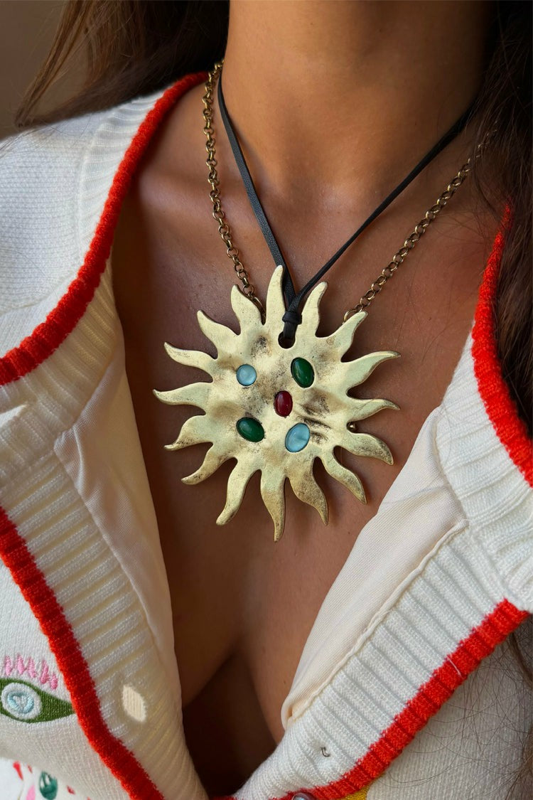 Deloris Sun Necklace - Limited Edition - Never Fully Dressed | Never Fully Dressed Premium