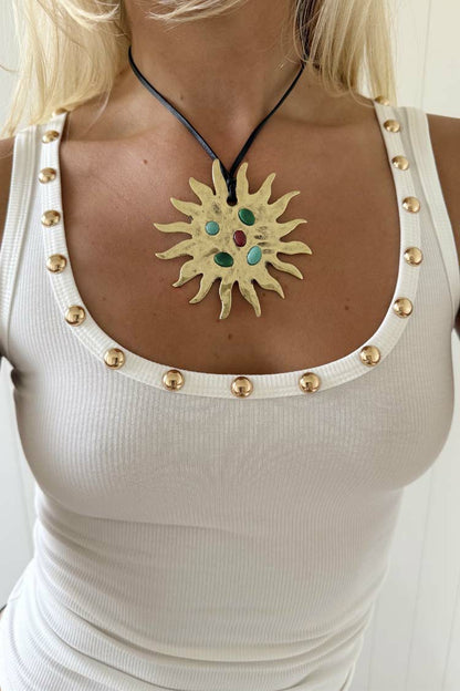 Deloris Sun Necklace - Limited Edition - Never Fully Dressed | Never Fully Dressed Premium