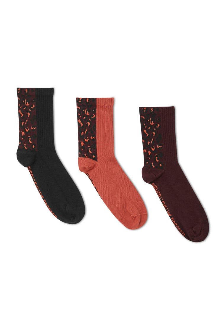 Leopard Socks (Pack Of 3) | Never Fully Dressed Exclusive