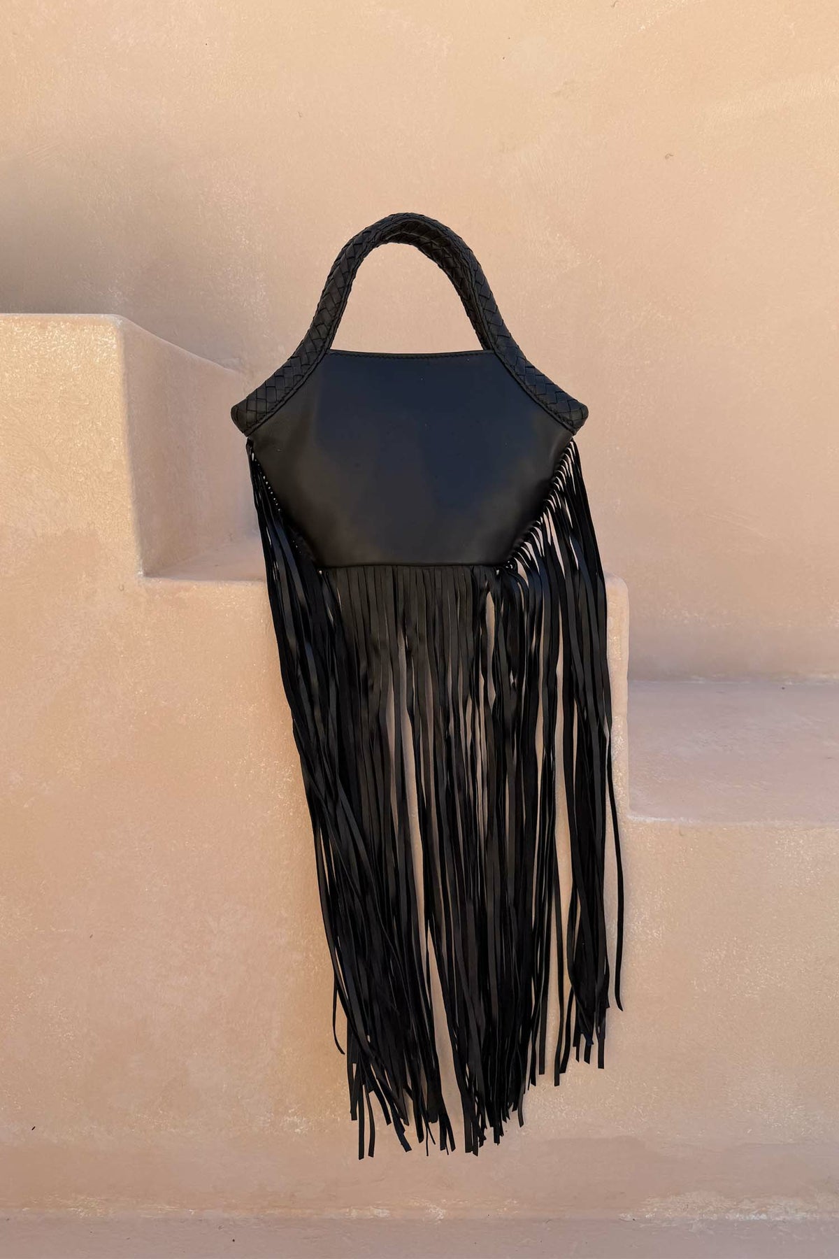Leather Fringe Bag | Never Fully Dressed Essential