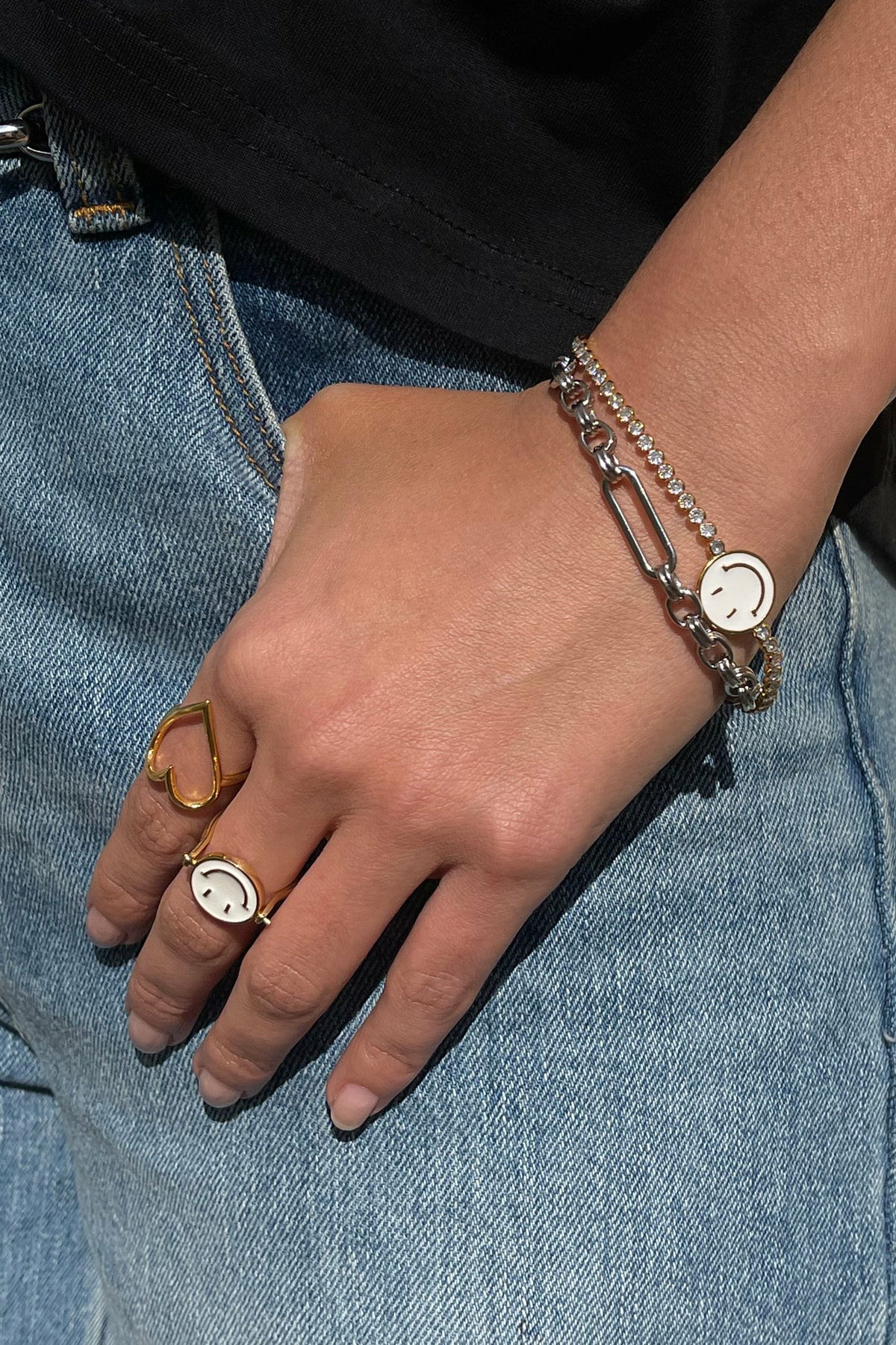 Bespoke Chain Bracelet with T Bar Silver | Never Fully Dressed New