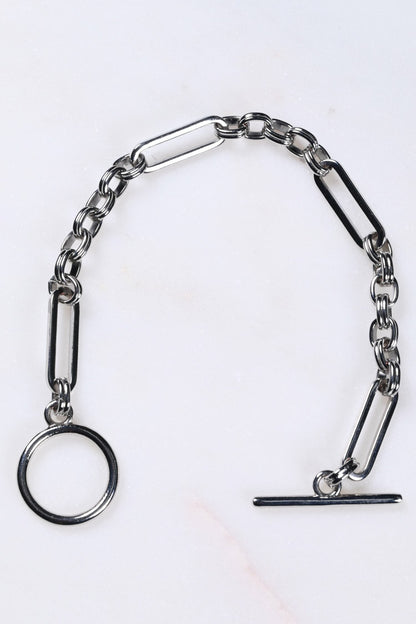 Bespoke Chain Bracelet with T Bar Silver | Never Fully Dressed New