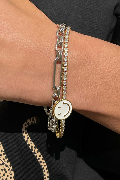 Bespoke Chain Bracelet with T Bar Silver | Never Fully Dressed New
