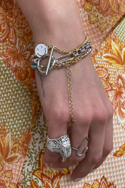 Bespoke Chain Bracelet with T Bar Silver | Never Fully Dressed New