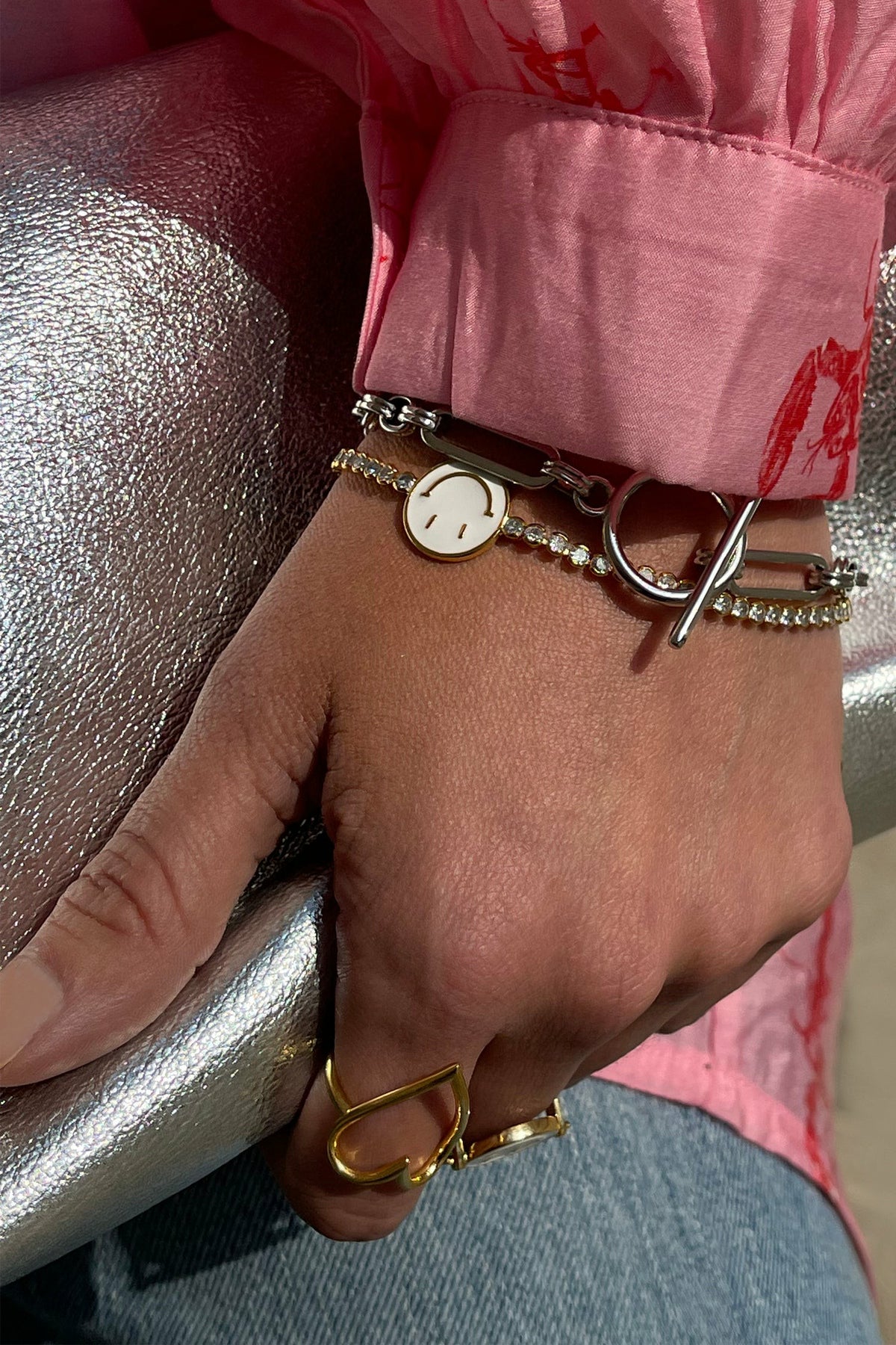 Bespoke Chain Bracelet with T Bar Silver | Never Fully Dressed New