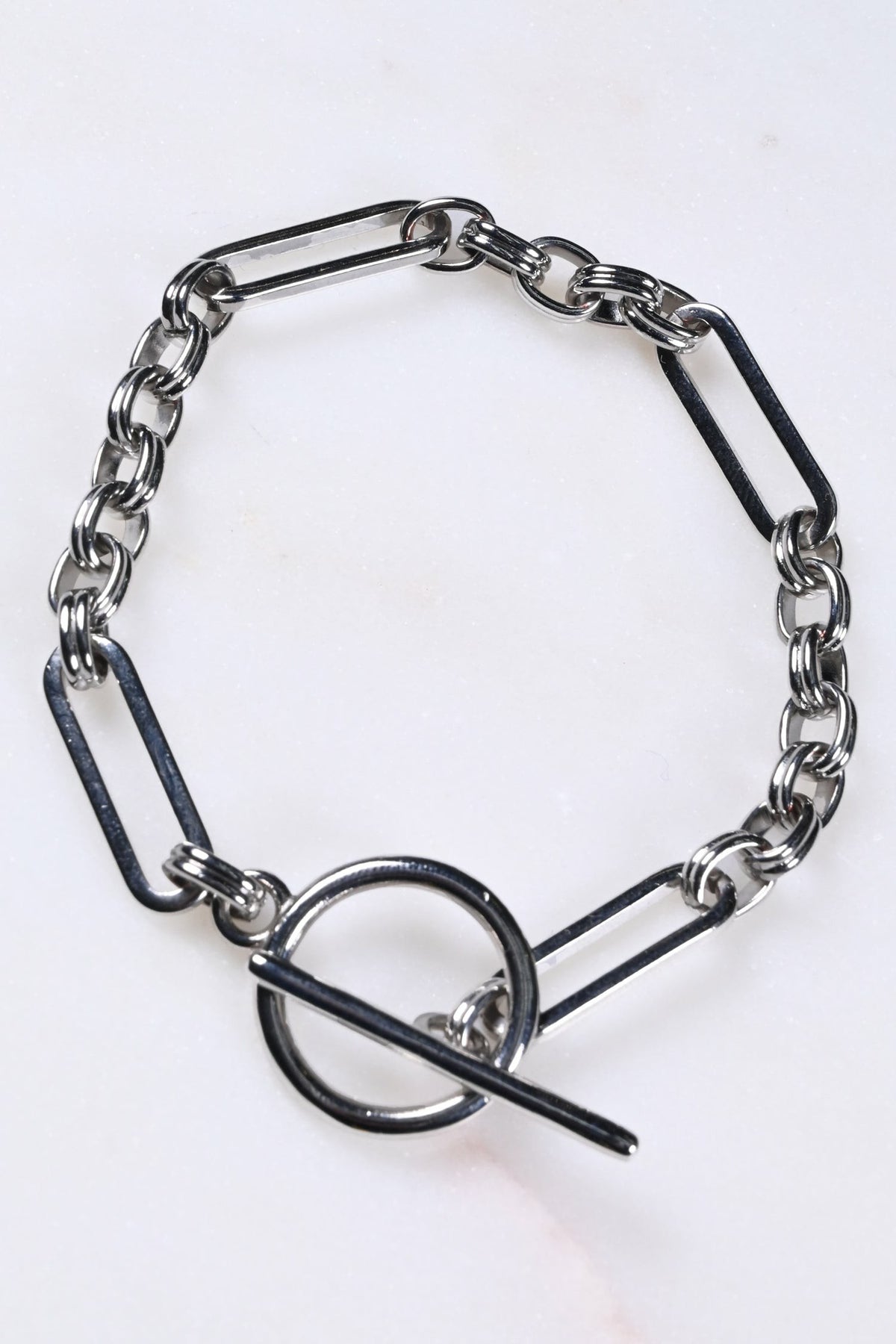 Bespoke Chain Bracelet with T Bar Silver | Never Fully Dressed New