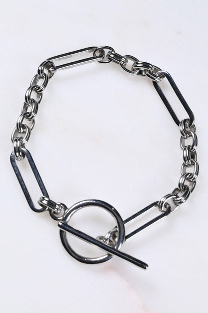 Bespoke Chain Bracelet with T Bar Silver | Never Fully Dressed New