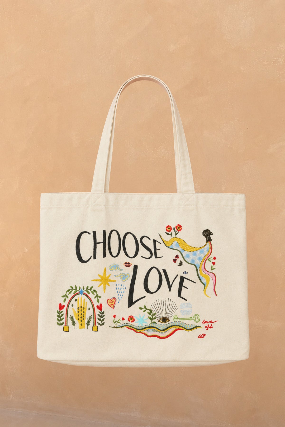 Choose Love Tote Bag - 50% Donated to Choose Love - Never Fully Dressed | Never Fully Dressed Deals