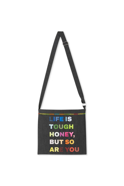 Charcoal Life Is Tough Honey Drainage Bag | Never Fully Dressed Discount