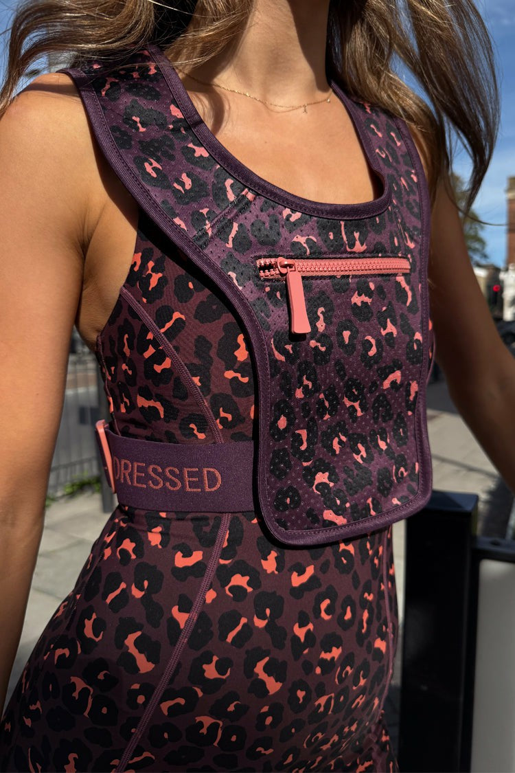 Leopard Running Bag | Never Fully Dressed Signature
