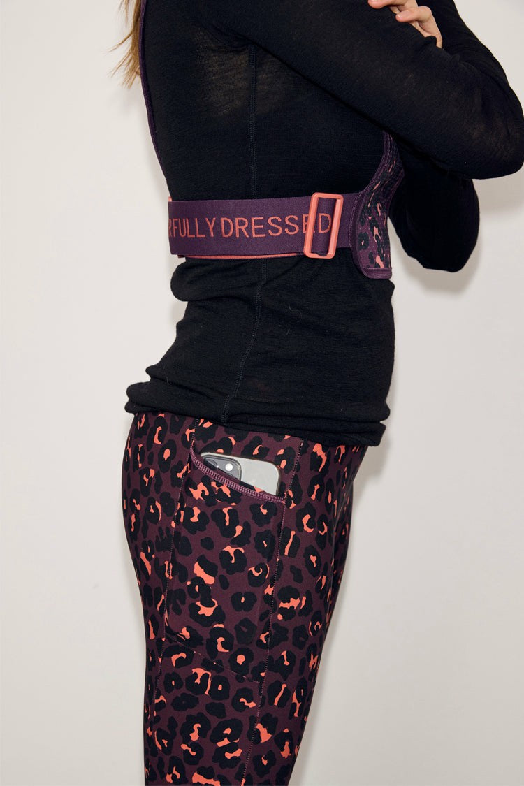 Leopard Running Bag | Never Fully Dressed Signature