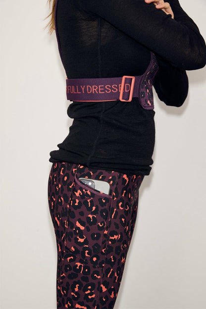 Leopard Running Bag | Never Fully Dressed Signature