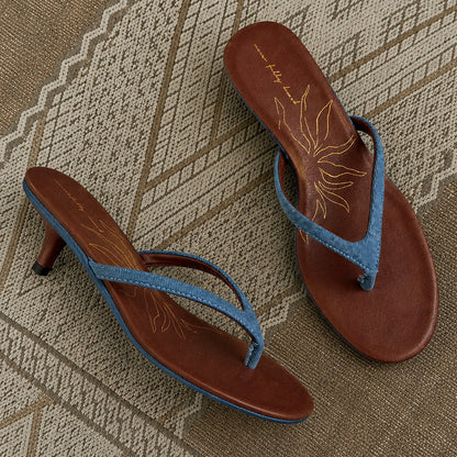 Denim Sandal Mule  UK | Never Fully Dressed Featured