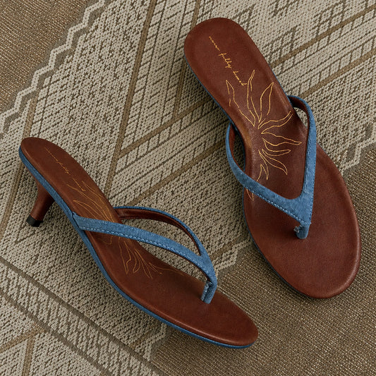 Denim Sandal Mule  UK | Never Fully Dressed Featured