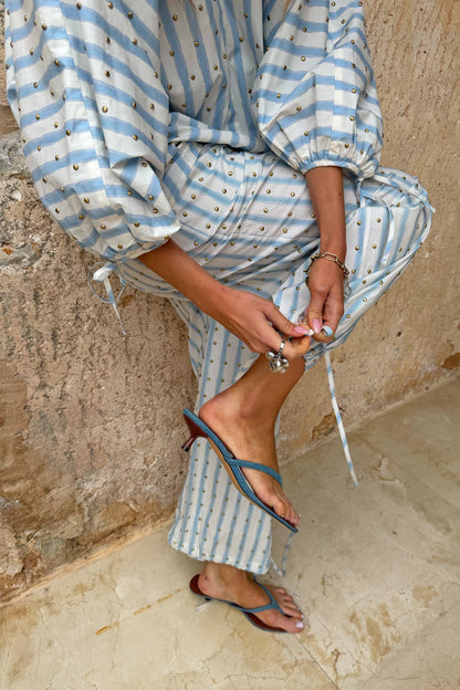 Denim Sandal Mule  UK | Never Fully Dressed Featured