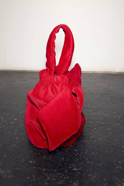 Red Velvet Bow Bag | Never Fully Dressed Premium