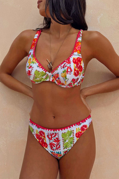 Fruit Stamps Bikini Bottoms | Never Fully Dressed Sale