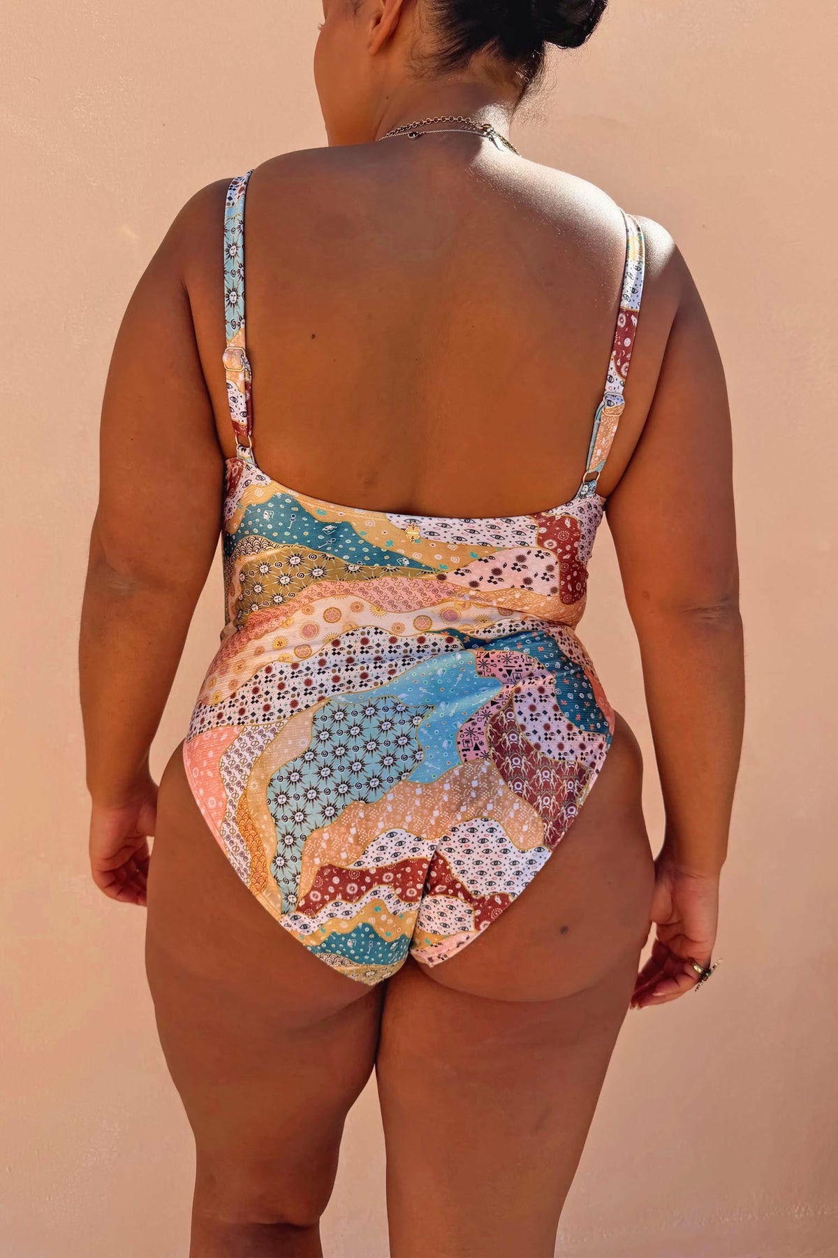 Morocco Print Swimsuit with Belt | Never Fully Dressed Best Price