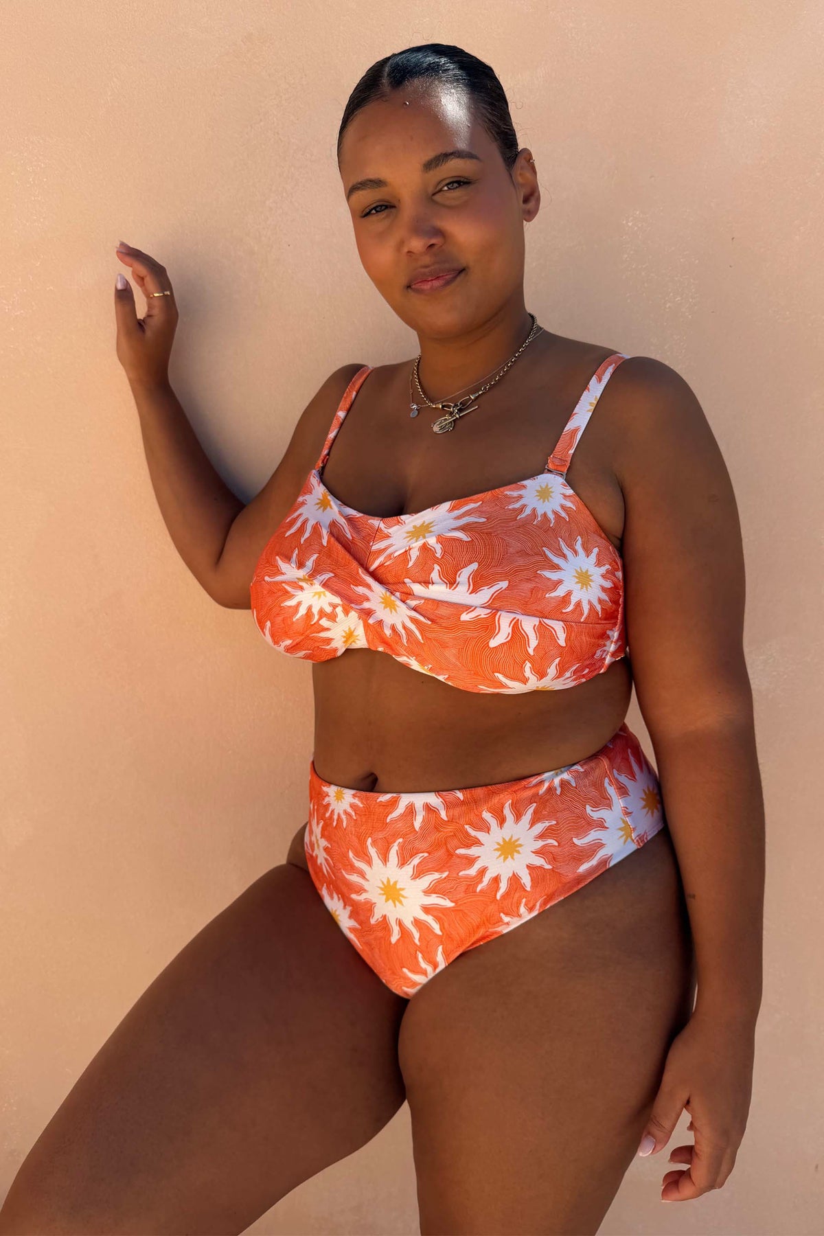 Orange Sun Bandeau Bikini Top | Never Fully Dressed Hot Sale