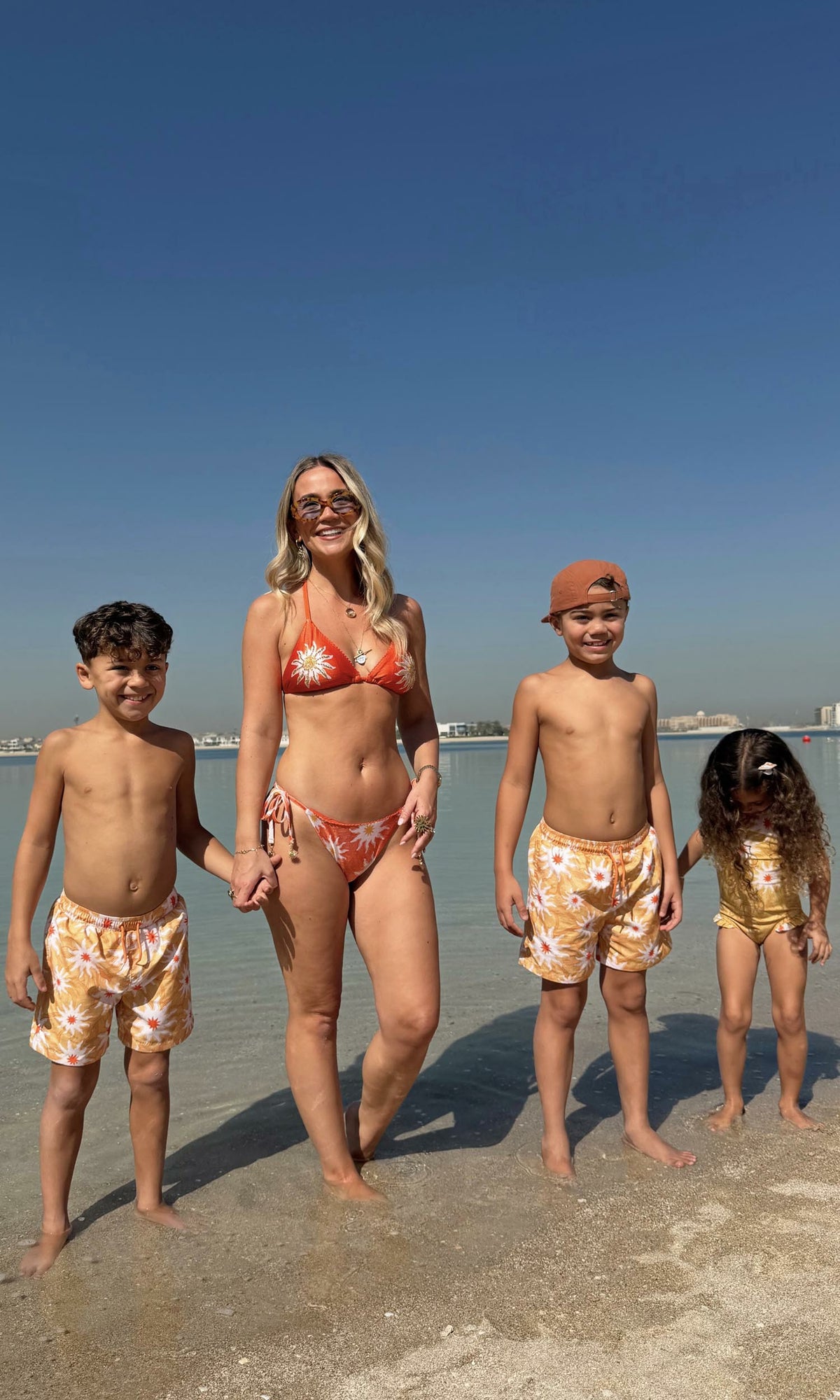 Orange Sun Tie Side Bikini Brief | Never Fully Dressed Customer Favorite