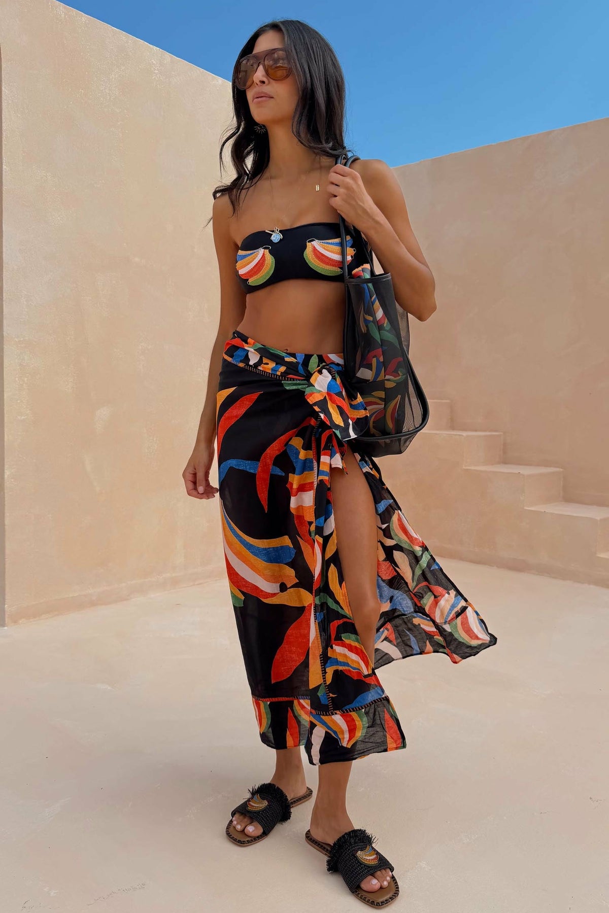 Banana Print Multi-wear Sarong | Never Fully Dressed Premium