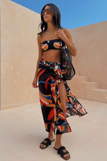Banana Print Multi-wear Sarong | Never Fully Dressed Premium