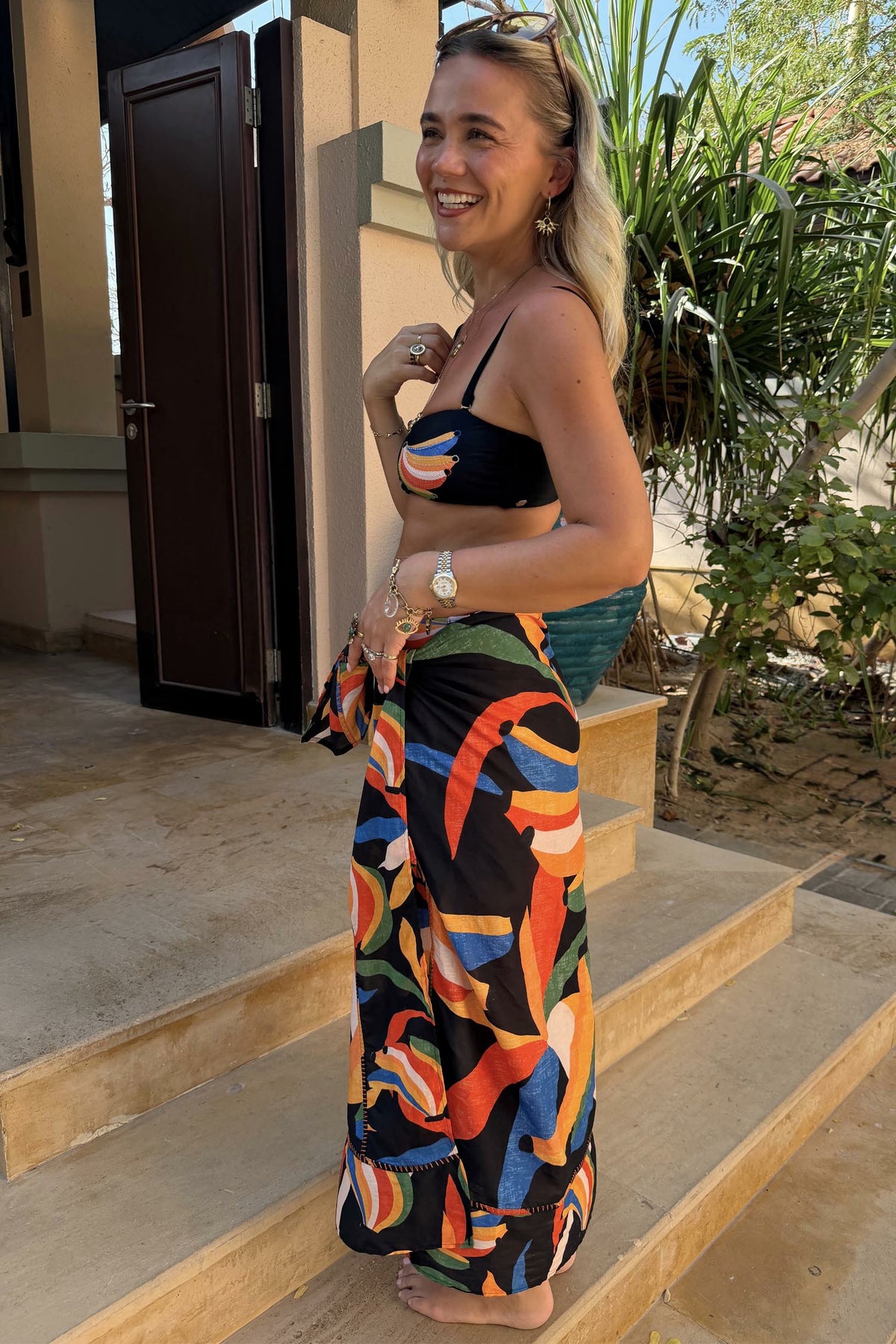 Banana Print Multi-wear Sarong | Never Fully Dressed Premium