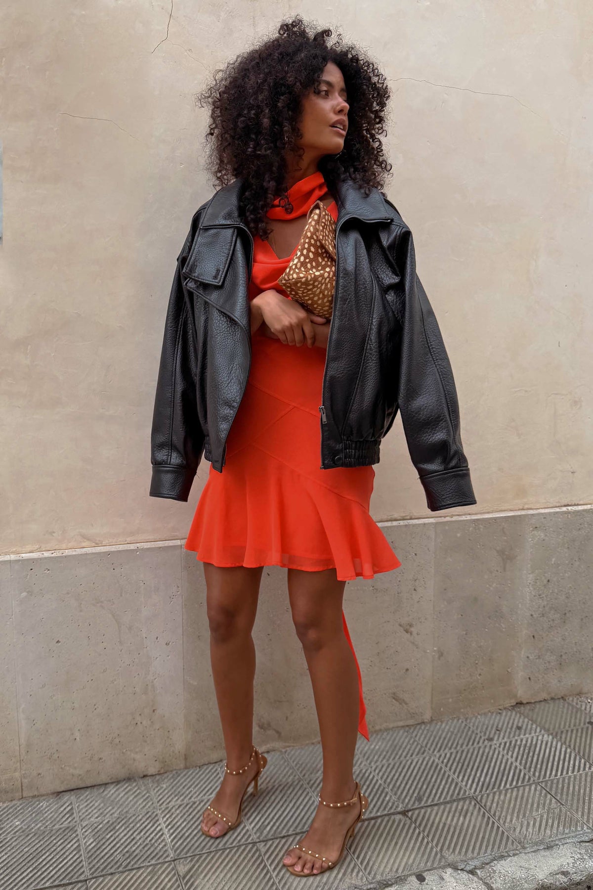 Tomato Mini Sophie Dress | Never Fully Dressed New
