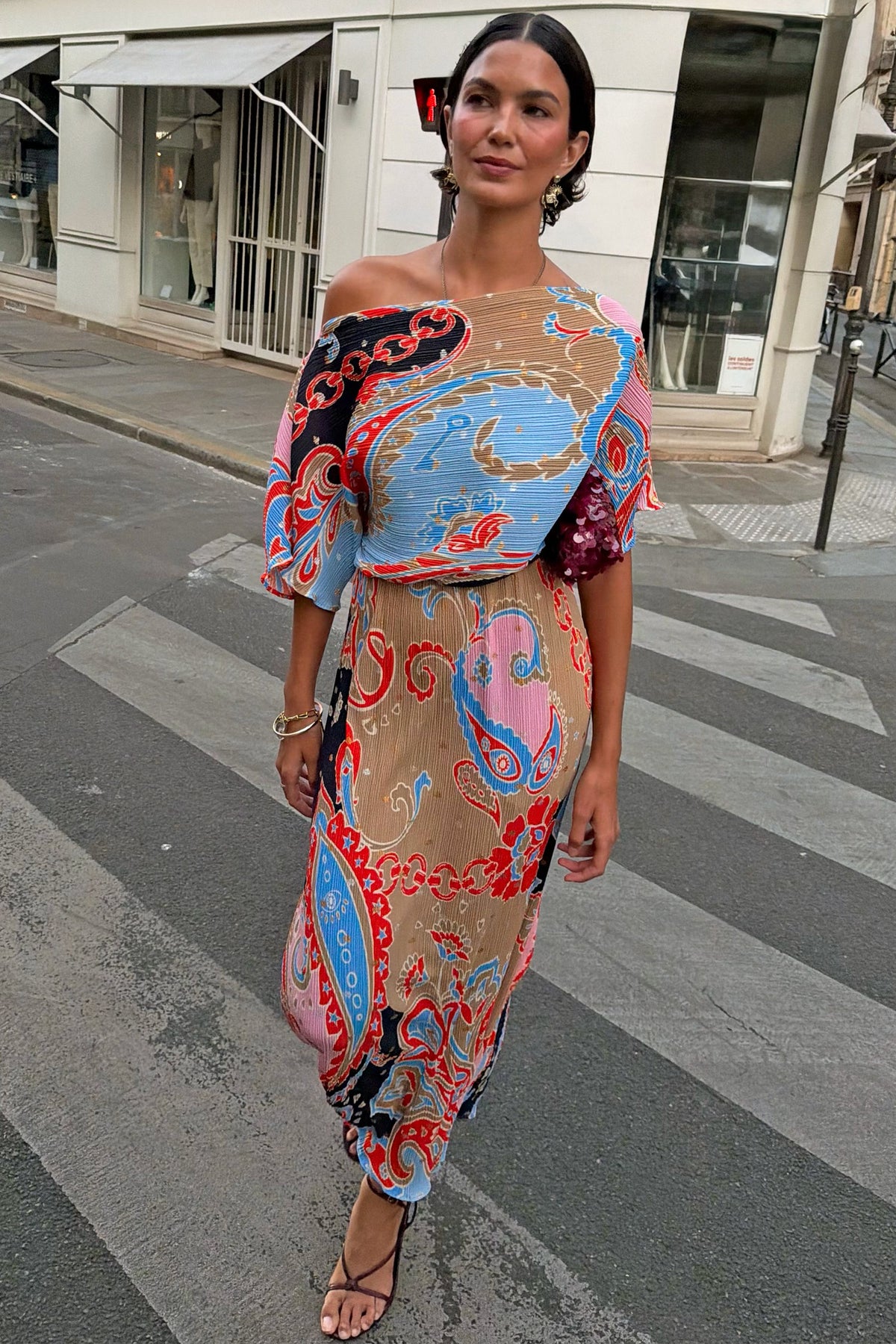 Paisley Tilly Dress Petite | Never Fully Dressed Signature