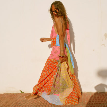 Pink Mix Tile Skirt Petite | Never Fully Dressed Sale