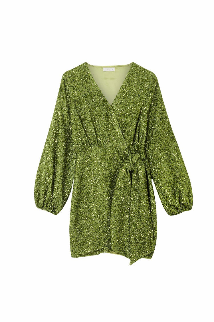 Olive Sequin Mini Vienna Petite | Never Fully Dressed Best Price