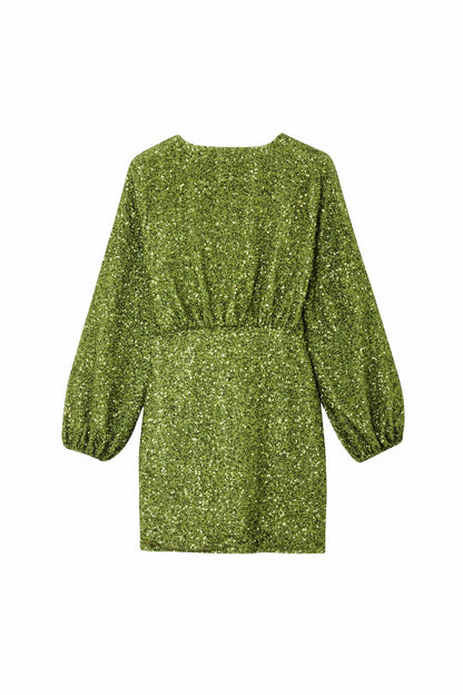 Olive Sequin Mini Vienna Petite | Never Fully Dressed Best Price